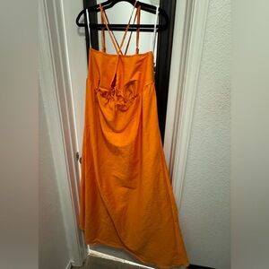 ELOQUII ORANGE DRESS - SIZE 14